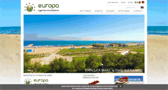 Desktop Screenshot of agenziaeuropaimmobiliare.com